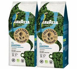 2x500g café en grain Voix de la terre for Amazonia Bio - Lavazza 