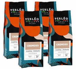 4x250g café en grain Cremoso- Perléo Espresso