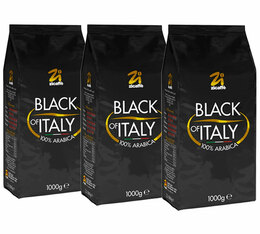 Café en grains 100% Arabica Black of Italy Zicaffè 3kg