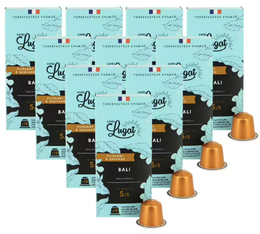 100 capsules compatibles Nespresso® Bali pour professionnels - CAFÉS LUGAT