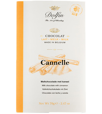 Chocolat au Lait Cannelle de Ceylan 70g- Dolfin