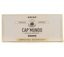 10 capsules Ebène - compatibles Nespresso® - CAP MUNDO