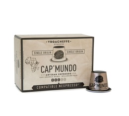 Cap'Mundo Yrgacheffe single origin coffee Nespresso® compatible capsules x10