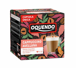 12 capsules Dolce Gusto compatibles - Cappuccino noisette - OQUENDO