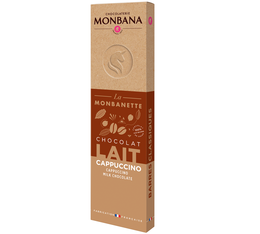 Barre chocolat au lait 33% - MONBANA - cappuccino