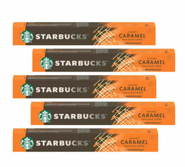 50 Capsules compatibles Nespresso® - Aromatisé caramel - STARBUCKS