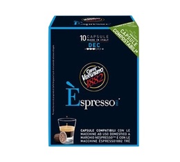10 Capsules Espresso Deca - compatibles Nespresso® - CAFFE VERGNANO