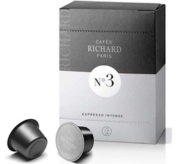 Cafés Richard N°3 coffee capsules x 24 - Intense