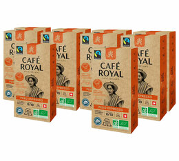 100 capsules compatibles Nespresso® Pérou Bio  - Cafe Royal