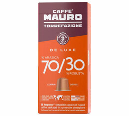 10 capsules compatibles Nespresso® Deluxe 70/30 - CAFFE MAURO