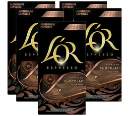 50 Capsules compatibles Nespresso® Chocolat - L'Or Espresso