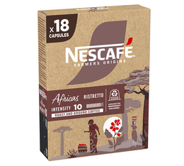 18 Capsules compatibles  Nespresso® - Africas - NESCAFE FARMERS ORIGINS