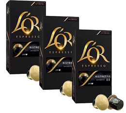Pack L'or Espresso Forza 3 x 10 capsules compatibles Nespresso®