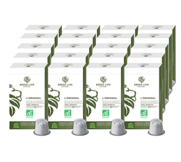 200 capsules compatibles Nespresso® L'Original pour professionnels- GREEN LION COFFEE
