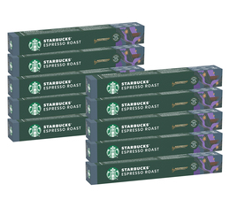 100 Capsules compatibles Nespresso® Espresso Roast pour professionnels - Starbucks