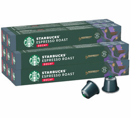 80 Capsules compatibles Nespresso® Espresso Roast Décaféiné -Starbucks