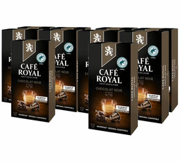 100 capsules compatibles Nespresso® Chocolat Noir - Café Royal