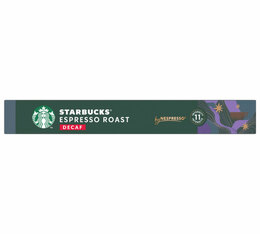 10 Capsules compatibles Nespresso® Espresso Roast Décaféiné -Starbucks