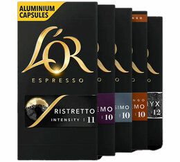100 Capsules compatibles Nespresso® Sélection intense - L'Or Espresso