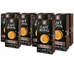 100 Capsules compatibles Nespresso® Ristretto Croquant par Cyril Lignac - Café Royal