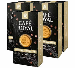 50 Capsules compatibles Nespresso® - Espresso Gourmand (Cyril Lignac) - Café Royal