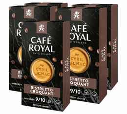 50 Capsules compatibles Nespresso® - Ristretto Croquant (Cyril Lignac) - Café Royal