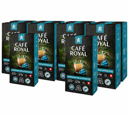 100 capsules compatibles Nespresso® Espresso Decaffeinato - Café Royal