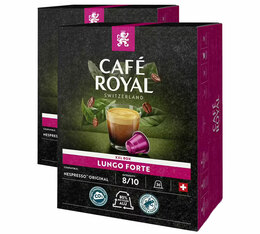 72 capsules compatibles Nespresso® Lungo Forte - Café Royal