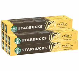 80 Capsules compatibles Nespresso® aromatisé vanille - Starbucks
