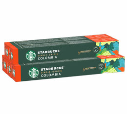 50 Capsules Starbucks compatibles  Nespresso® - Colombia