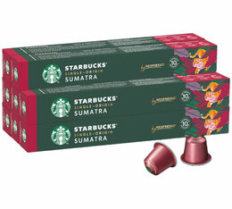 80 Capsules Starbucks compatibles Nespresso® - Sumatra 