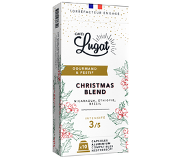 10 Capsules Compatibles Nespresso® - Christmas Blend 2022 - Cafés Lugat