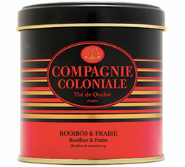 90g Rooibos Fraise - boîte luxe - COMPAGNIE COLONIALE