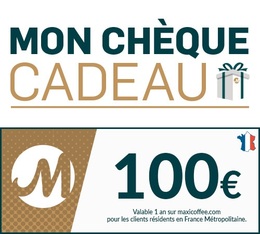 Chèque Cadeau Maxicoffee 100€