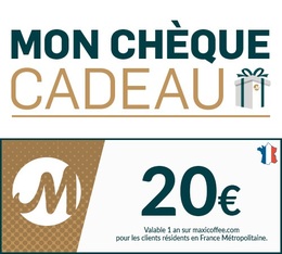 Chèque Cadeau Maxicoffee 20€