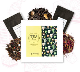Coffret Tea Time : Gourmands - 6 x 50 g de thé en vrac