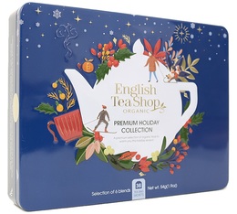 Coffret Premium Holiday Bleu 36 sachets bio - English Tea Shop