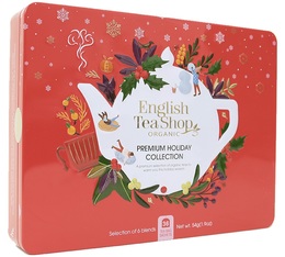 Coffret Premium Holiday Rouge 36 sachets bio - English Tea Shop