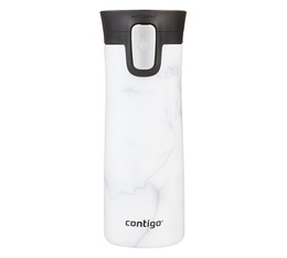 Travel Mug Couture Autoseal White Marble 42cl - CONTIGO