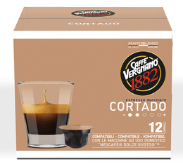 12 Capsules Cortado pour Nescafe® Dolce Gusto® - CAFFE VERGNANO