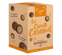 Boîte distributrice de Crousti-Caramel, billettes au chocolat au lait et caramel 135g