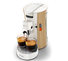 Machine à café à dosettes Senseo Eco Conscious Blanche CSA240/06 - Philips