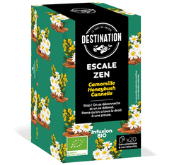 Infusion Escale zen bio - 20 sachets - DESTINATION 