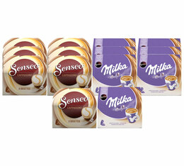 112 dosettes senseo ® Cappuccino et Chocolat Pack - Senseo®