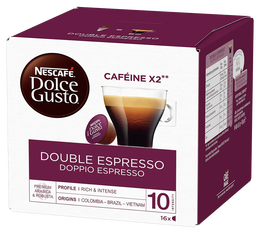 16 capsules - Double Espresso - NESCAFÉ DOLCE GUSTO®