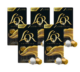 50 capsules compatibles Nespresso® Guatemala Bio - L'OR ESPRESSO 