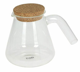 Carafe en verre E&B Lab 800 ml avec couvercle en liège