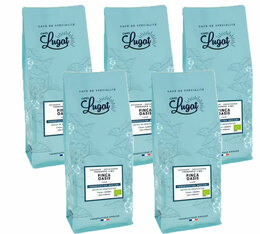 5 kg café en grain pour professionnels bio Finca Oasis - Cafés Lugat 