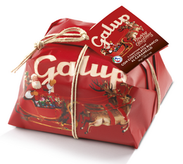 Panettone avec Pépites de Chocolat Blanc au Caramel - GALUP - 1 kg