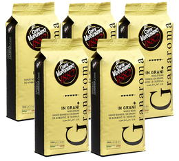 5x1kg Café en grain pour professionnels Gran Aroma - CAFFE VERGNANO